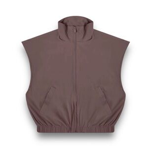 COPY - Essentials Fear Of God Women’s Zip Up Vest Plum NWT